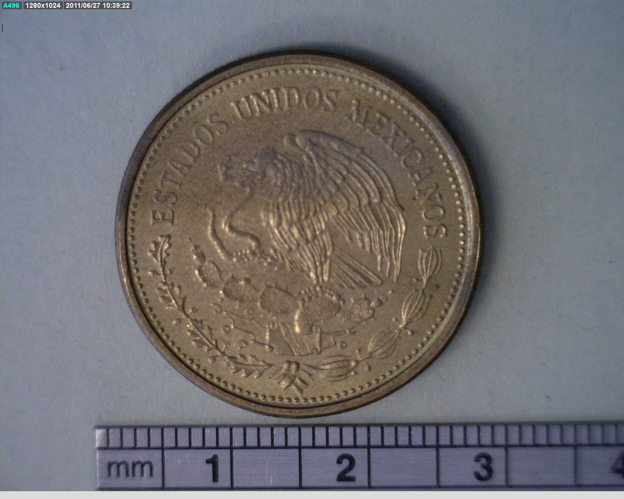 100 Pesos Bronce Aluminio 1987 (anverso)