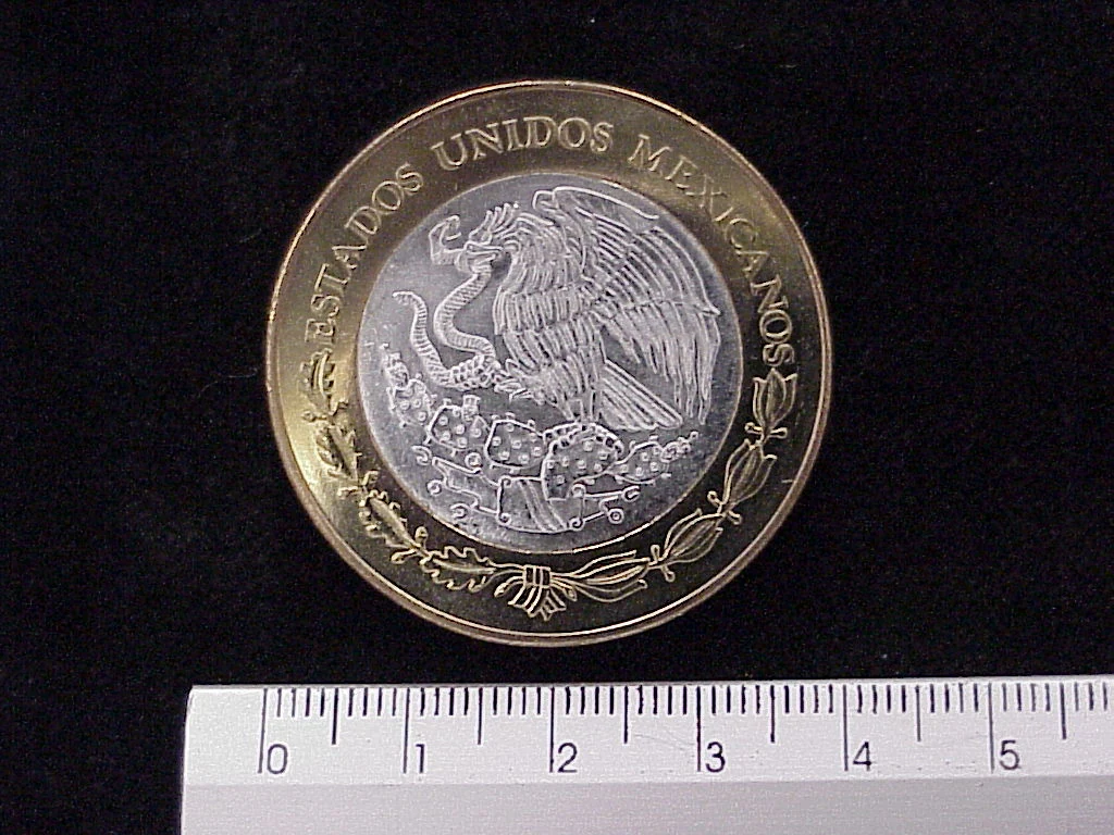 100 Pesos Unión de los Estados Baja California segunda etapa cultural 2005 · Inventario Banxico 21646 (anverso)