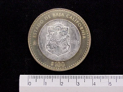 100 Pesos Baja California (Escudo) 2003