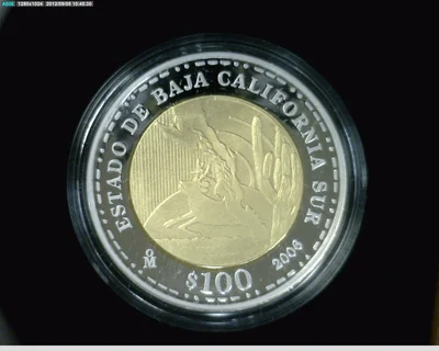 100 Pesos Baja California Sur (Cultural) 2005