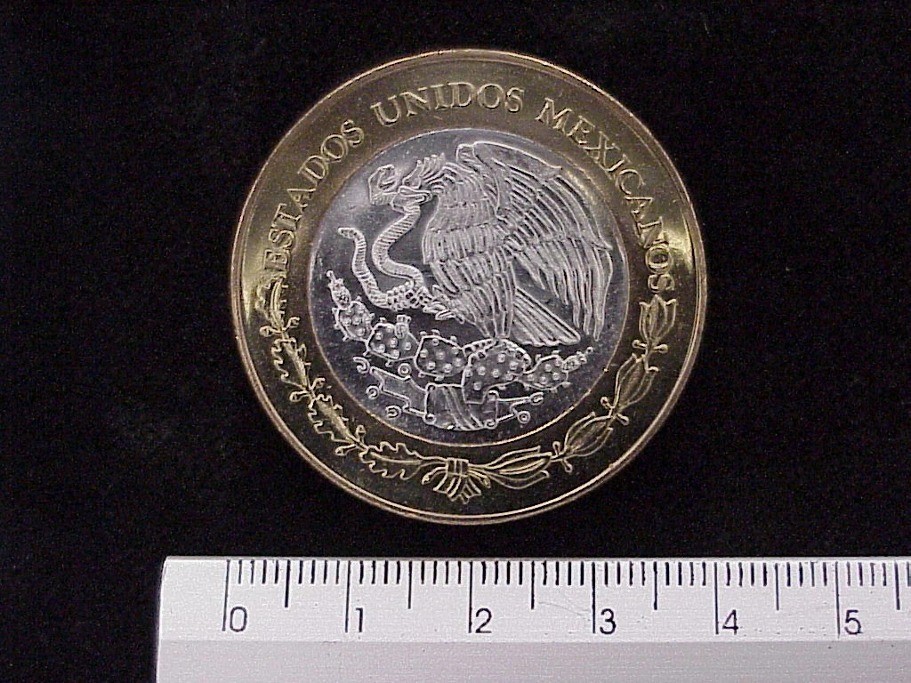 100 Pesos Unión de los Estados Campeche segunda etapa cultural 2006 · Inventario Banxico 21636 (anverso)