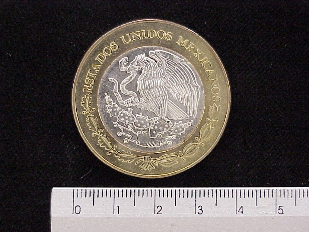 100 Pesos Campeche Escudo 2003 · Inventario Banxico 21433 (anverso)