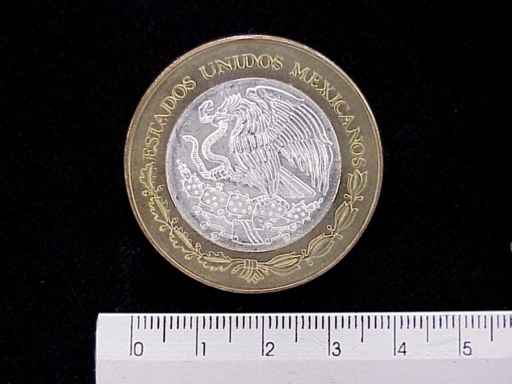 100 Pesos Chiapas Escudo 2003 · Inventario Banxico 21418 (anverso)