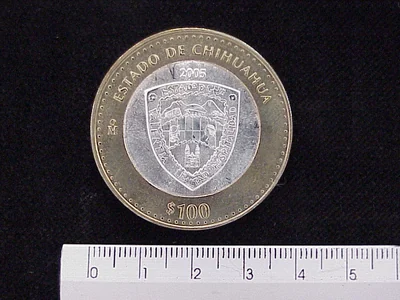 100 Pesos Chihuahua (Escudo) 2003