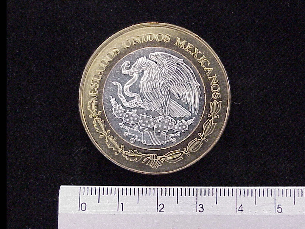 100 Pesos Ciudad de México Escudo 2003 · Inventario Banxico 21408 (anverso)