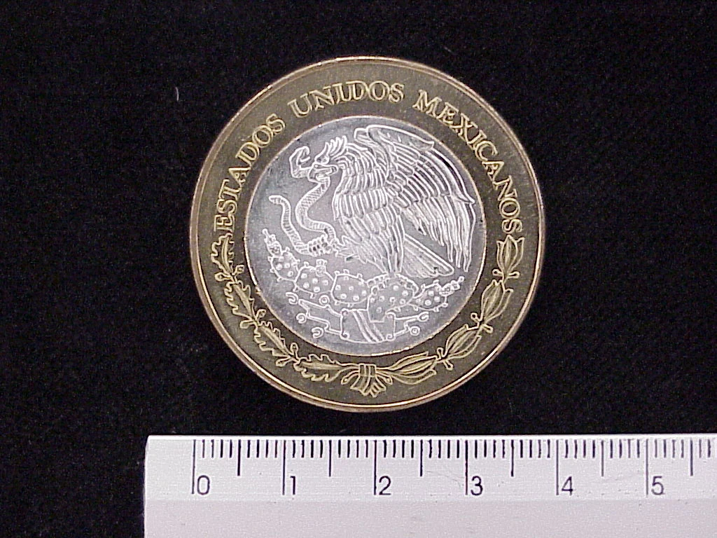 100 Pesos Colima Escudo 2003 · Inventario Banxico 21422 (anverso)