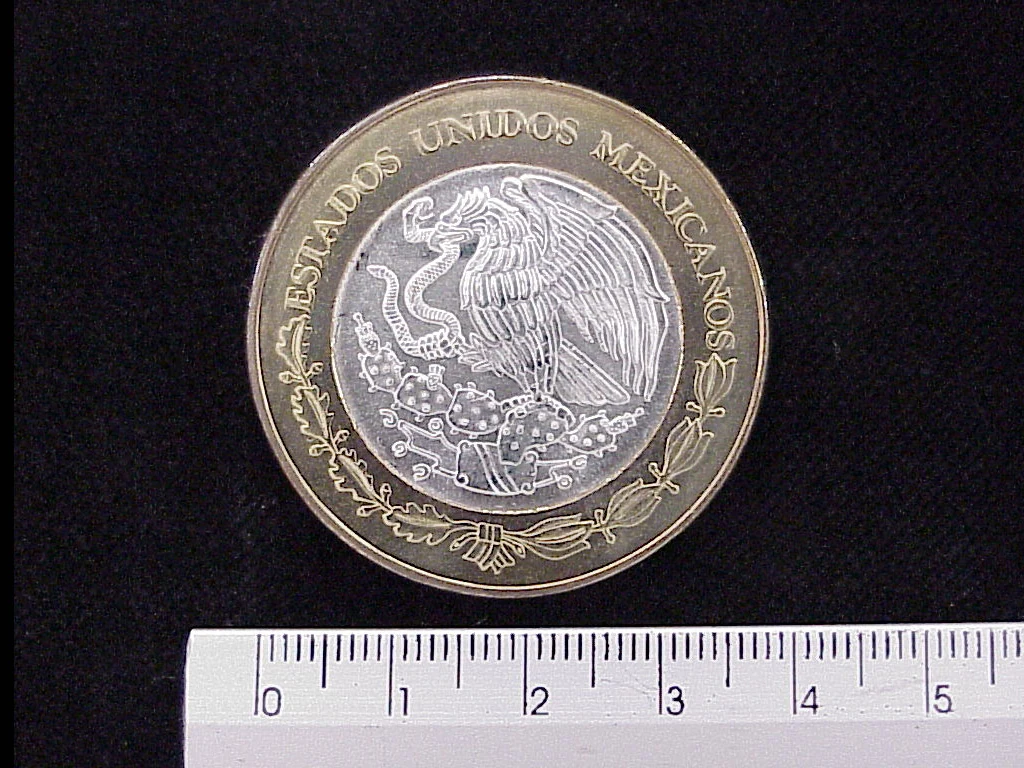 100 Pesos Durango Escudo 2003 · Inventario Banxico 21404 (anverso)