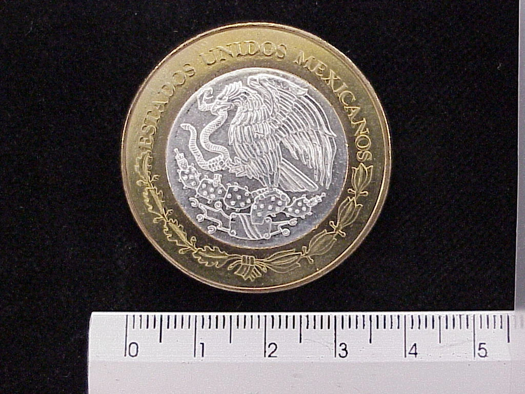 100 Pesos Estado de México Escudo 2003 · Inventario Banxico 21377 (anverso)