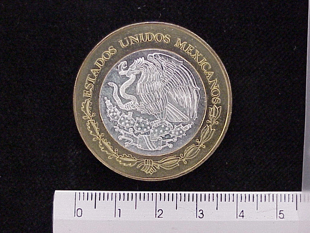 100 Pesos Estado de México Escudo 2003 · Inventario Banxico 21378 (anverso)