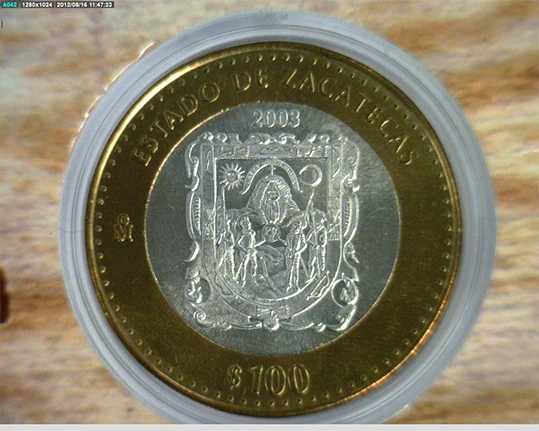 100 Pesos Estados de la República 1ª Fase Heráldica · Reverso