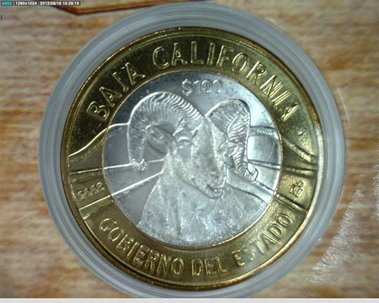 100 Pesos Estados de la República 2ª Fase Motivos Emblemáticos · Reverso