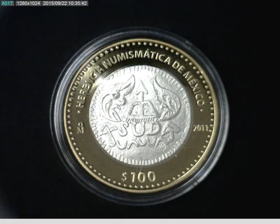 100 Pesos Herencia Numismatica I, Morelos SUD 2011
