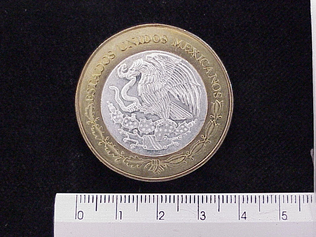 100 Pesos Jalisco Escudo 2003 · Inventario Banxico 21385 (anverso)