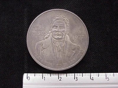 100 Pesos Morelos, Siete Bajo 1977