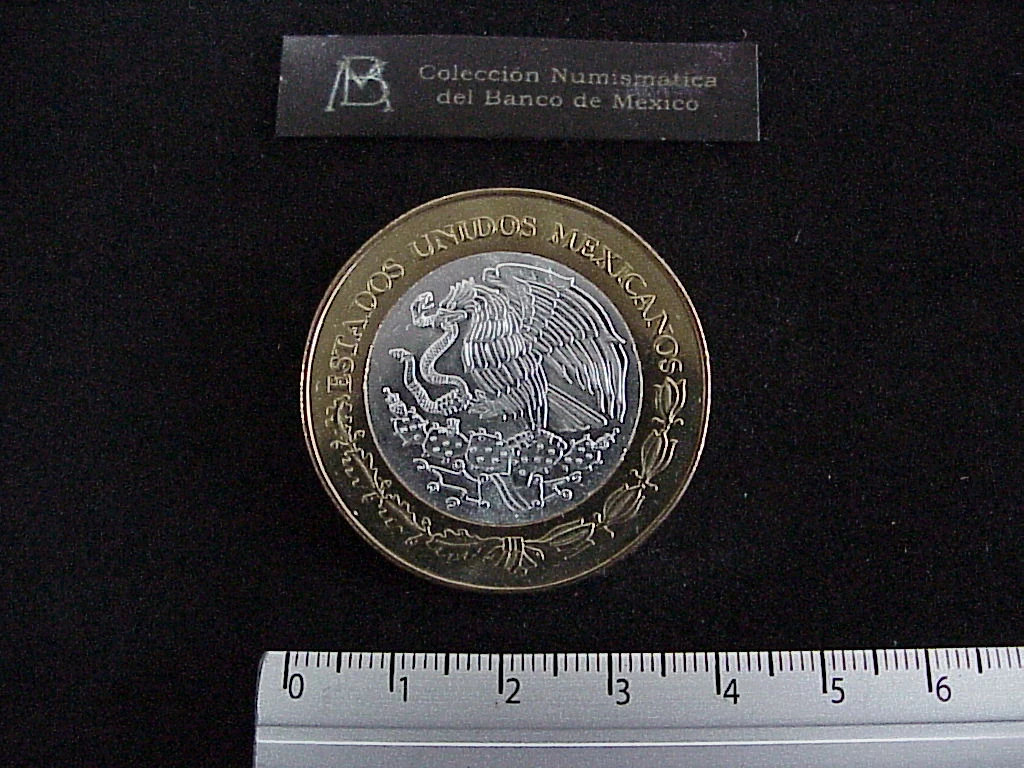 100 Pesos Nayarit Escudo 2003 · Inventario Banxico 21225 (anverso)