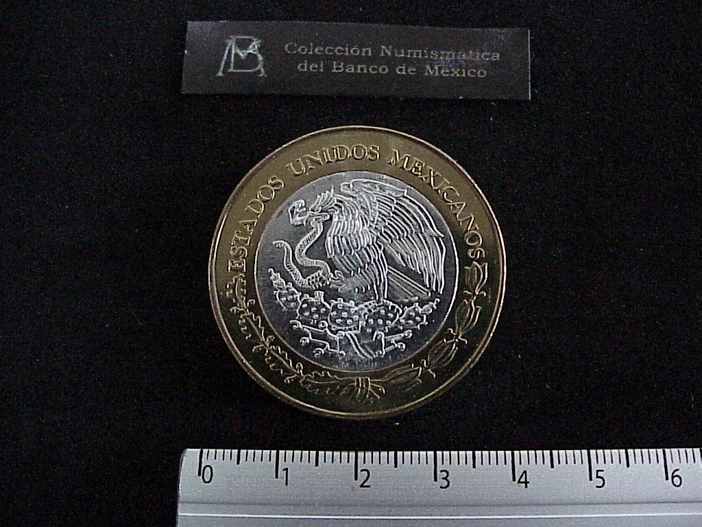 100 Pesos Nuevo León Escudo 2003 · Inventario Banxico 21221 (anverso)