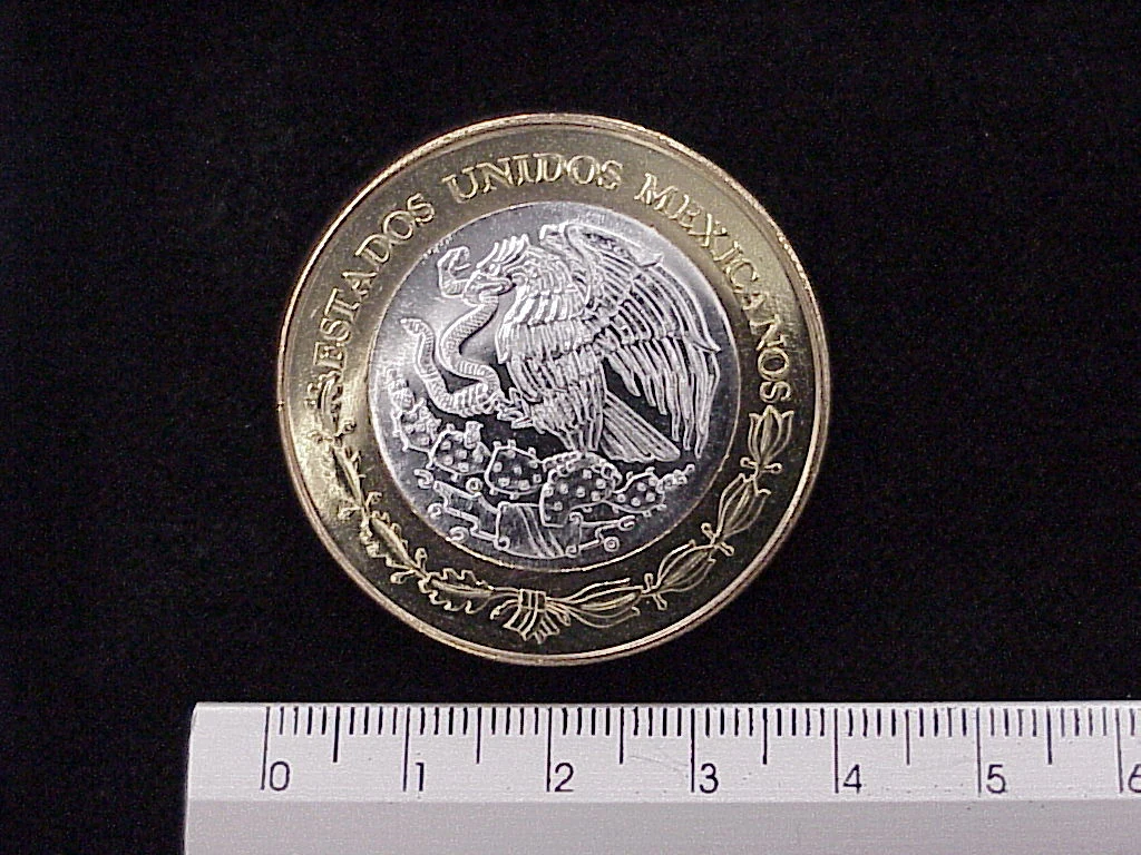 100 Pesos Unión de los Estados San Luis Potosí segunda etapa cultural 2007 · Inventario Banxico 21535 (anverso)