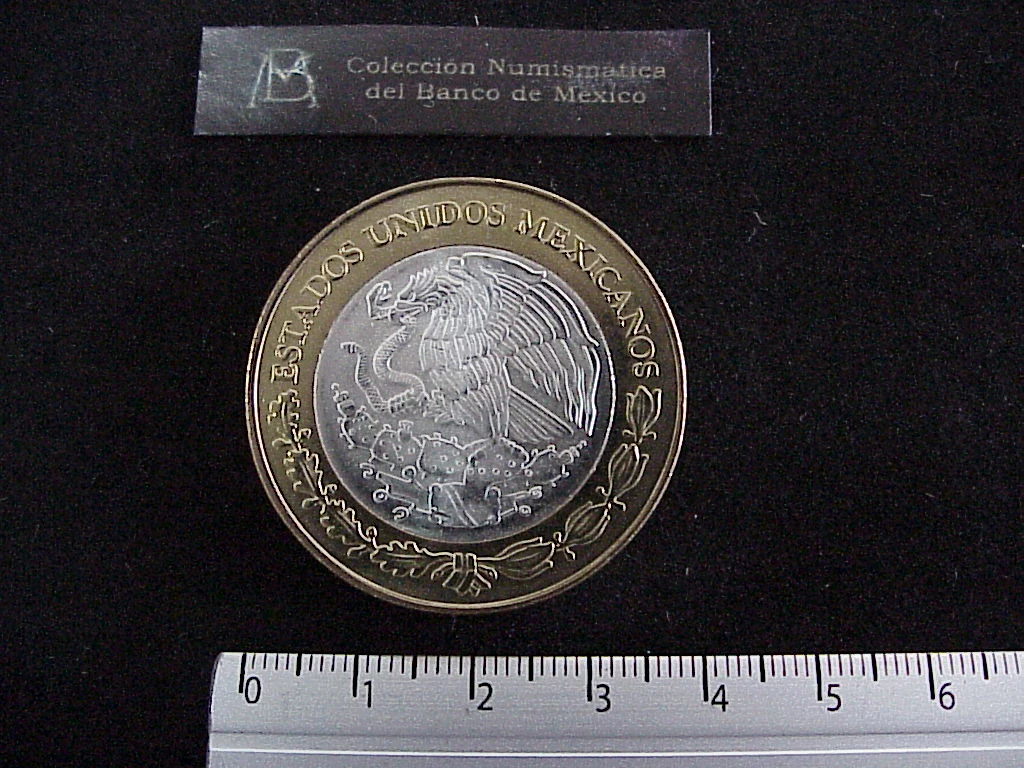 100 Pesos Sinaloa Escudo 2003 · Inventario Banxico 21233 (anverso)