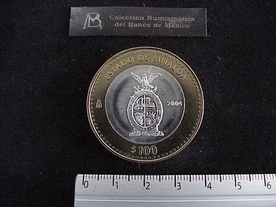100 Pesos Sinaloa (Escudo) 2003