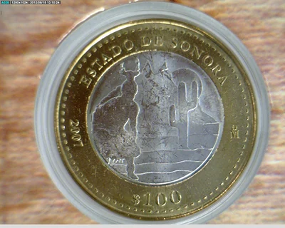 100 Pesos Sonora (Cultural) 2007