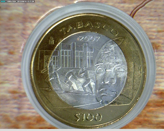 100 Pesos Tabasco (Cultural) 2007 · Reverso