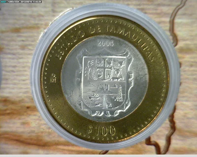 100 Pesos Tamaulipas (Escudo) 2003