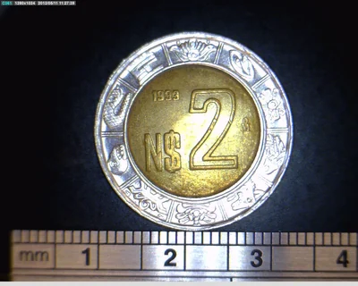 2 Nuevos Pesos Bimetálica 1993
