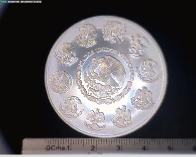 2 oz Libertad Plata 1996 · Inventario Banxico 19202 (anverso)