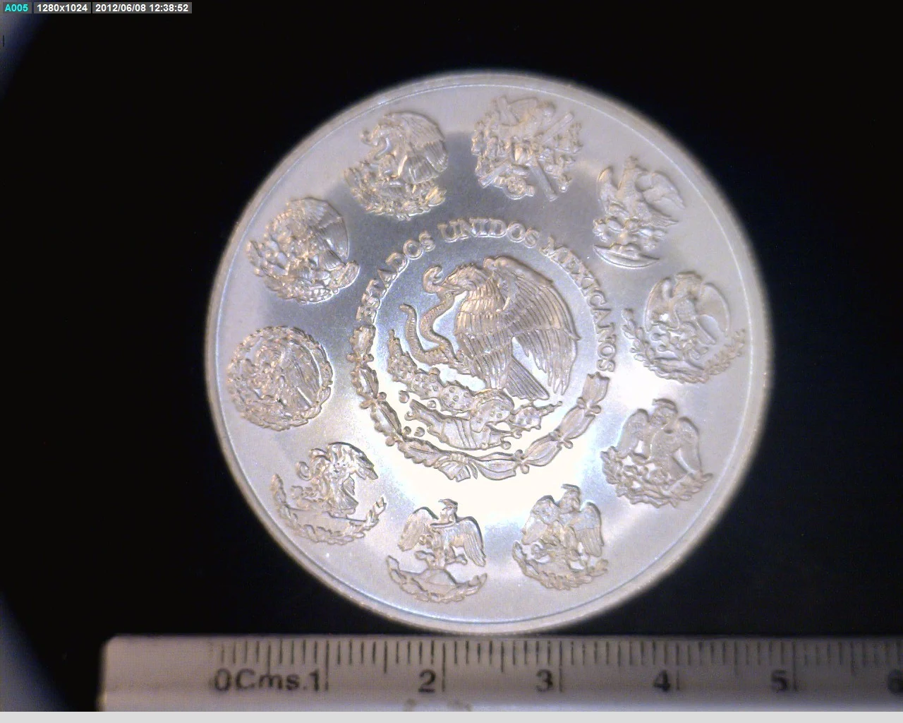 2 oz Libertad Plata 1996 · Inventario Banxico 19202 (anverso)