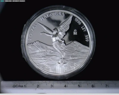 2 Onzas Libertad Plata 1996