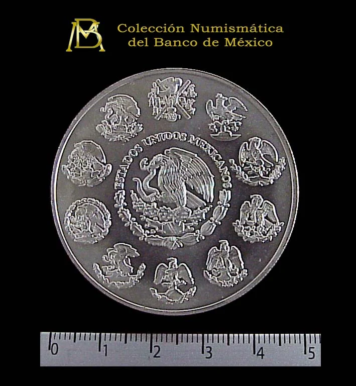 2 oz Libertad Plata 1997 · Inventario Banxico 20866 (anverso)