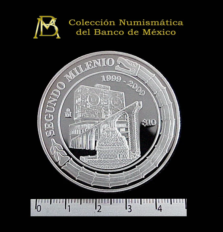 2 Onza Libertad Plata 1999 Proof · Reverso