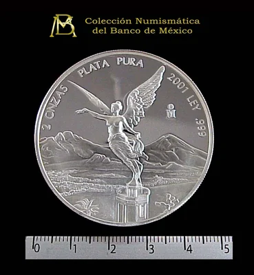 2 Onza Libertad Plata 2001 Proof