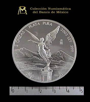 2 Onza Libertad Plata 2003 Proof