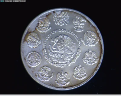 2 oz Libertad Plata 2005 · Inventario Banxico 21800 (anverso)