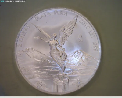 2 Onzas Libertad Plata 2010
