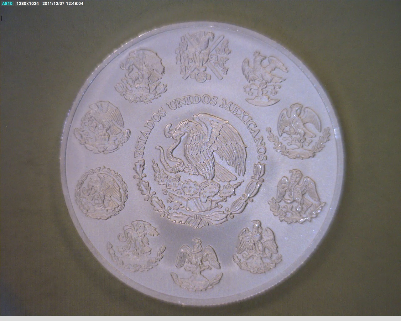 2 Onzas Libertad Plata 2011 · Anverso