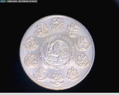 2 oz Libertad Plata 2016 · Inventario Banxico 23845 (reverso)