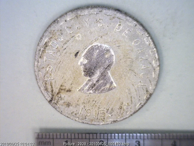 2 Pesos 1915 · Anverso