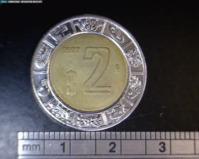 2 Pesos Bimetálica 1997