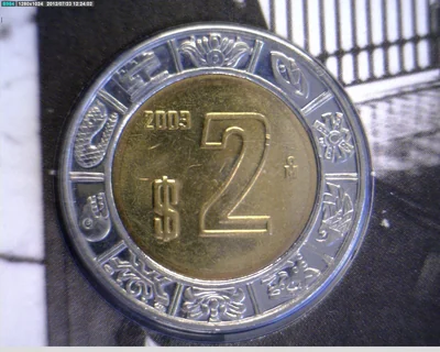 2 Pesos Bimetálica 2003