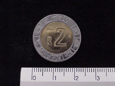 2 Pesos Bimetálica 2007