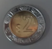 2 Pesos Bimetálica 2017