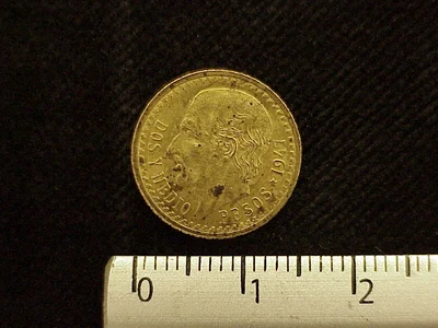 2½ Pesos Hidalgo Oro 1947