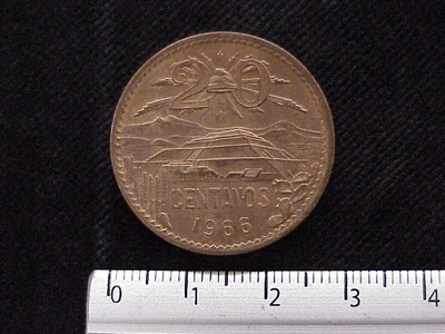 20 Centavos Cobre 1966