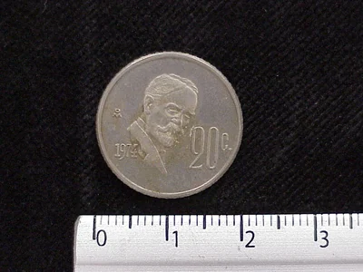 20 Centavos Cuproníquel 1974