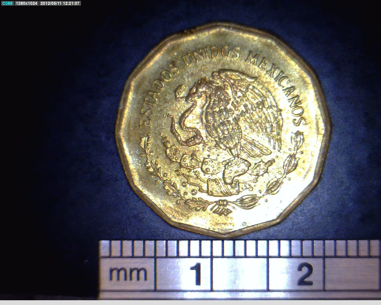 20 Bronce Aluminio 1993 . Inventario Banxico 18568 (anverso)