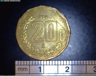 20 Centavos Bronce Aluminio 1994