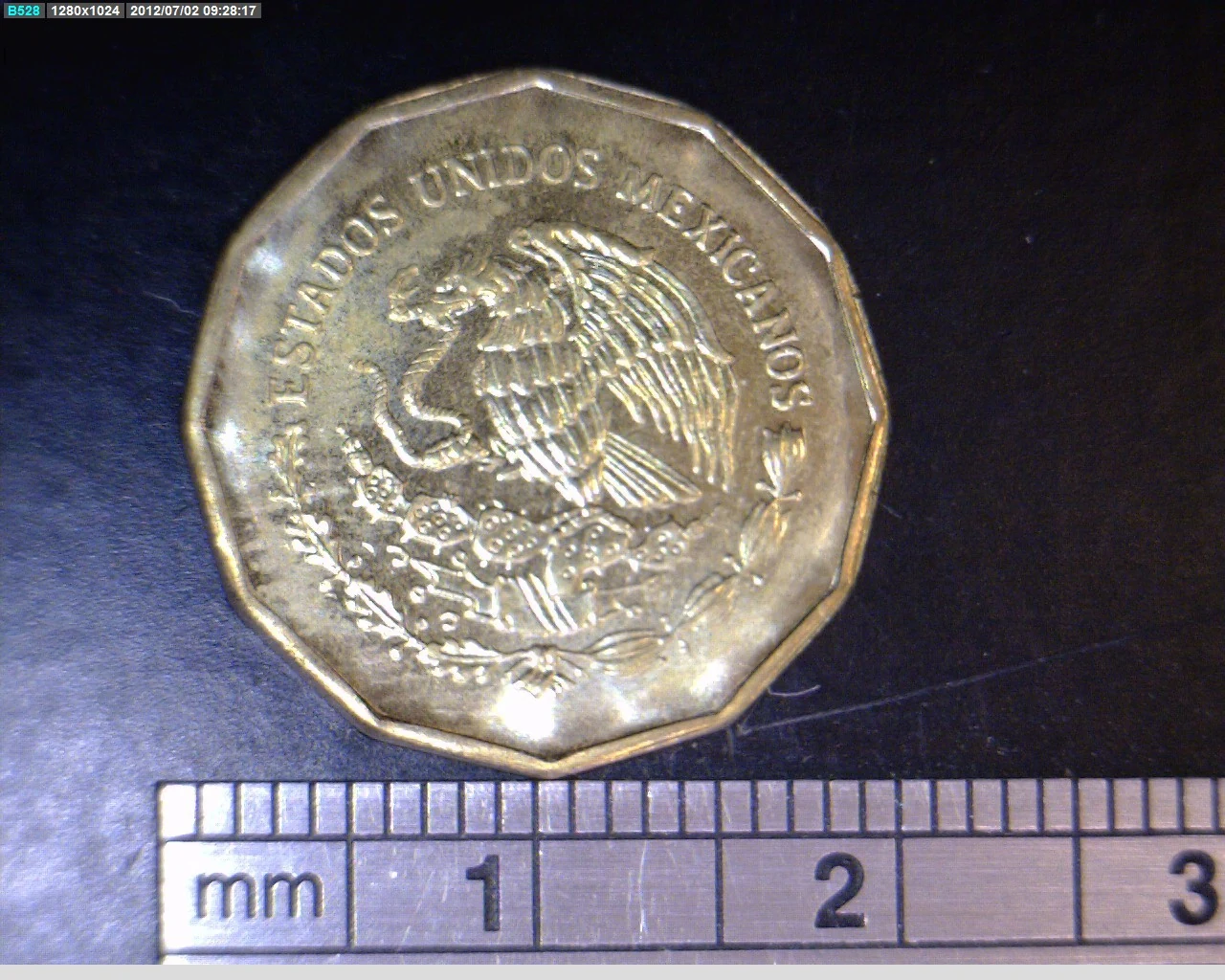 20 Bronce Aluminio 1997 . Inventario Banxico 20033 (anverso)