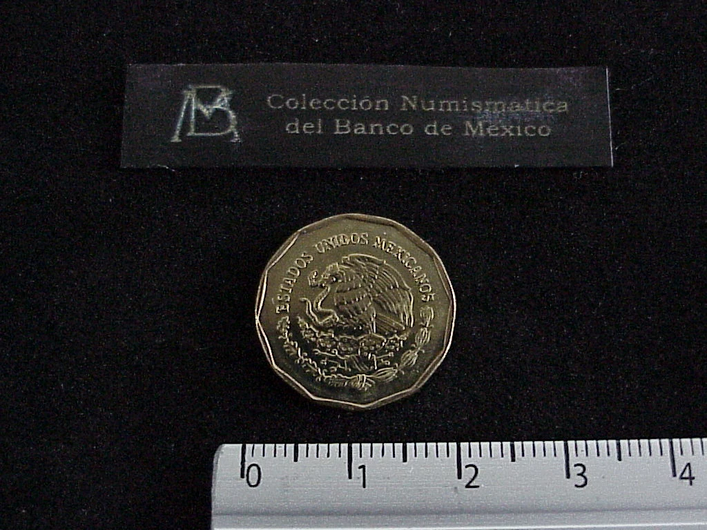 20 Centavos Bronce Aluminio 2004 · Anverso